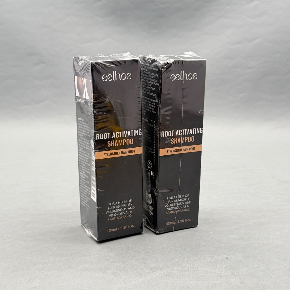 Root Activating Shampoo 100ml/ 3.38fl Oz - NEW in Box Lot Of 2